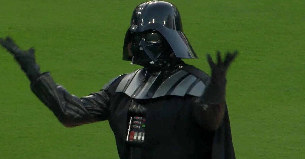 Some First Pitches Should Not Have Been Allowed to Happen 2 Darth Vader First Pitch