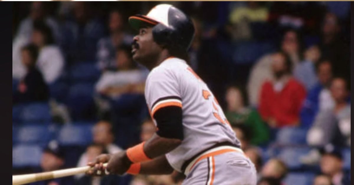Eddie Murray Barely Said a Word — His Numbers Said Everything 2 Eddie Murray Watching It Fly
