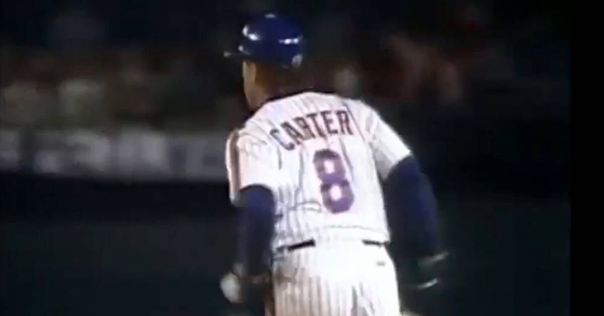 Gary Carter catching in action, representing the 1970s baseball greatness.