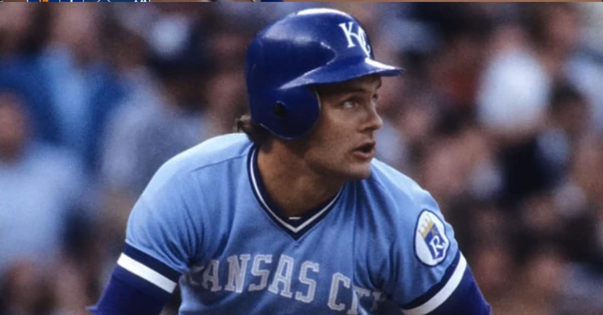 George Brett's Career in Numbers: From 3,000 Hits to MVP 12 George Brett observes a hit, showcasing his impressive stats from the 1980s.