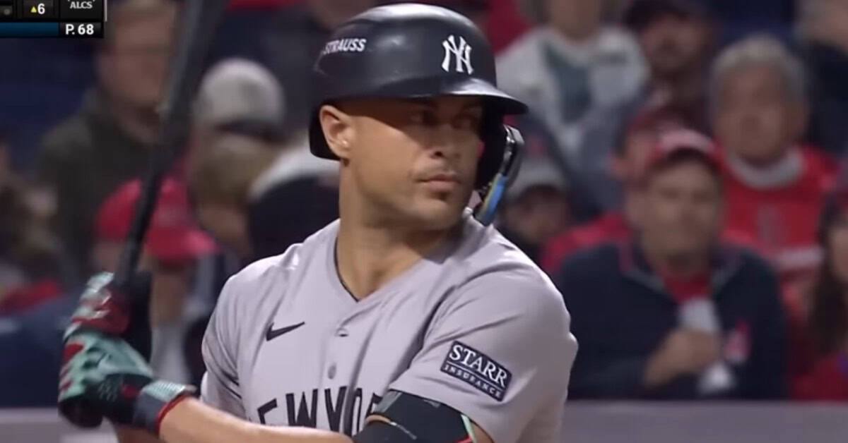 Who's Knocking on Cooperstown's Door Right Now? 9 Giancarlo Stanton is shown in action, highlighting his potential for 500 homers.