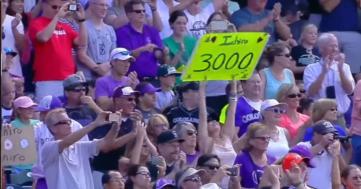Ichiro's 262-Hit Season Was Just the Beginning 7 Ichiro 3000 Sign