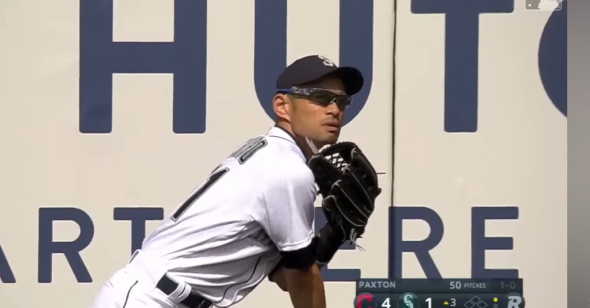 12 Baseball Moves That Flew Right Over a Generation's Head 3 Ichiro showcases his legendary throwing skills, a key achievement in his career.