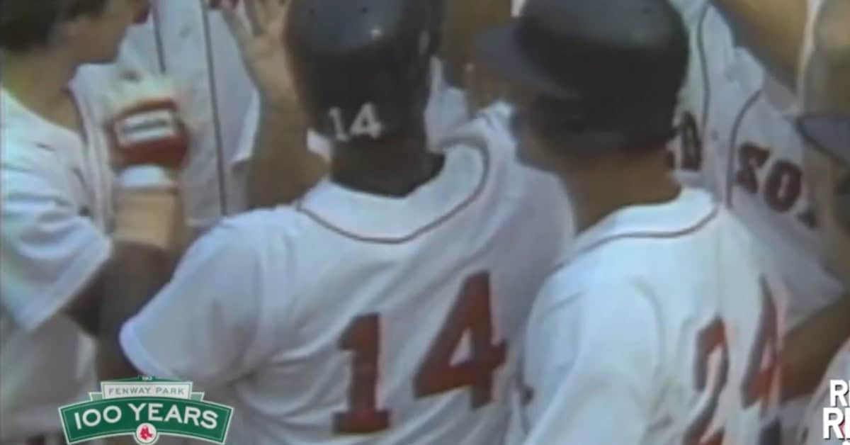 Jim Rice Uniform Back