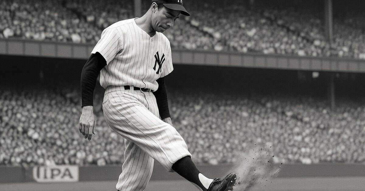 Joe DiMaggio Kicking Sora