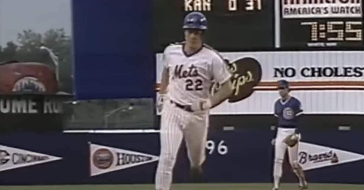 The Left Fielders Who Owned the '80s 9 Kevin McReynolds in action, showcasing his batting prowess as a key player of the '80s.