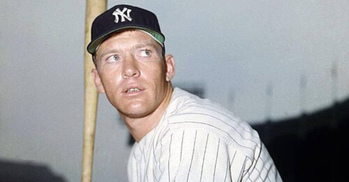 Who Actually Owned Baseball in the '50s? 2 Mickey Mantle in action, showcasing his remarkable 16 All-Star selections.