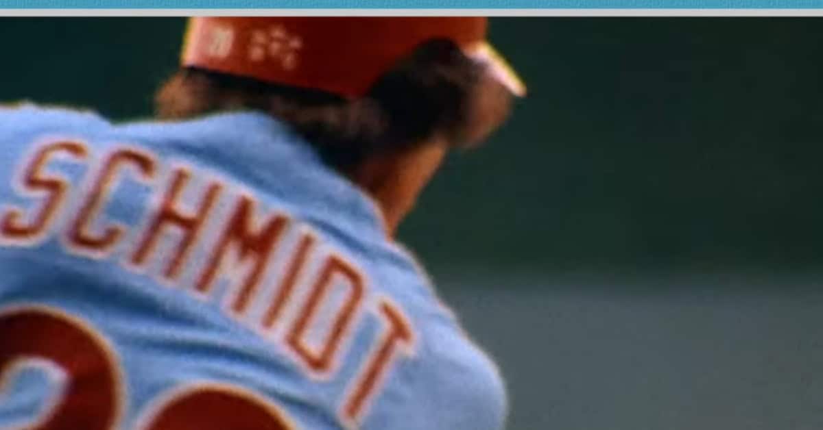Mike Schmidt's Hall of Fame Numbers, Stat by Stat 12 Mike Schmidt Swing From Back Closeup