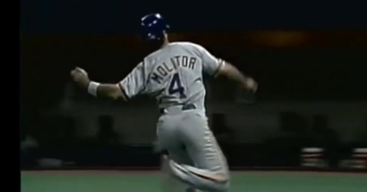 Paul Molitor Stealing Home