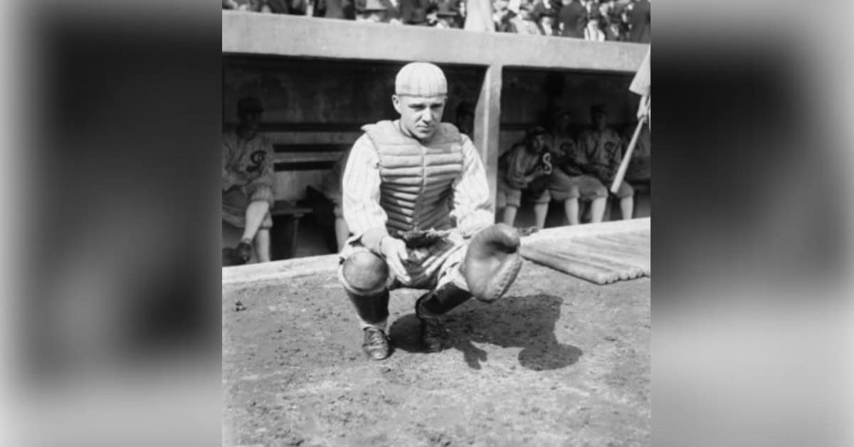 Every South Side Legend Worth Knowing: The 25 Greatest White Sox 11 Ray Schalk making a catch, showcasing his brilliance during the Deadball Era.