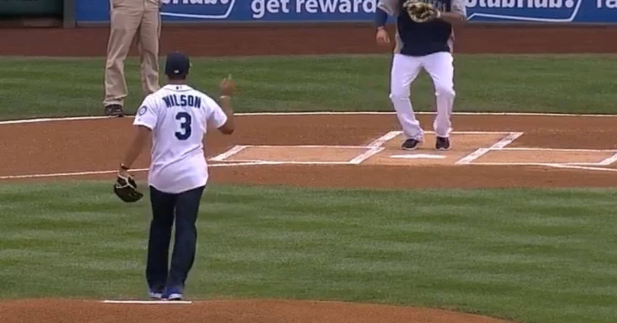 Celebrity First Pitches: The Glorious, the Embarrassing, the Unforgettable 14 Russell Wilson First Pitch