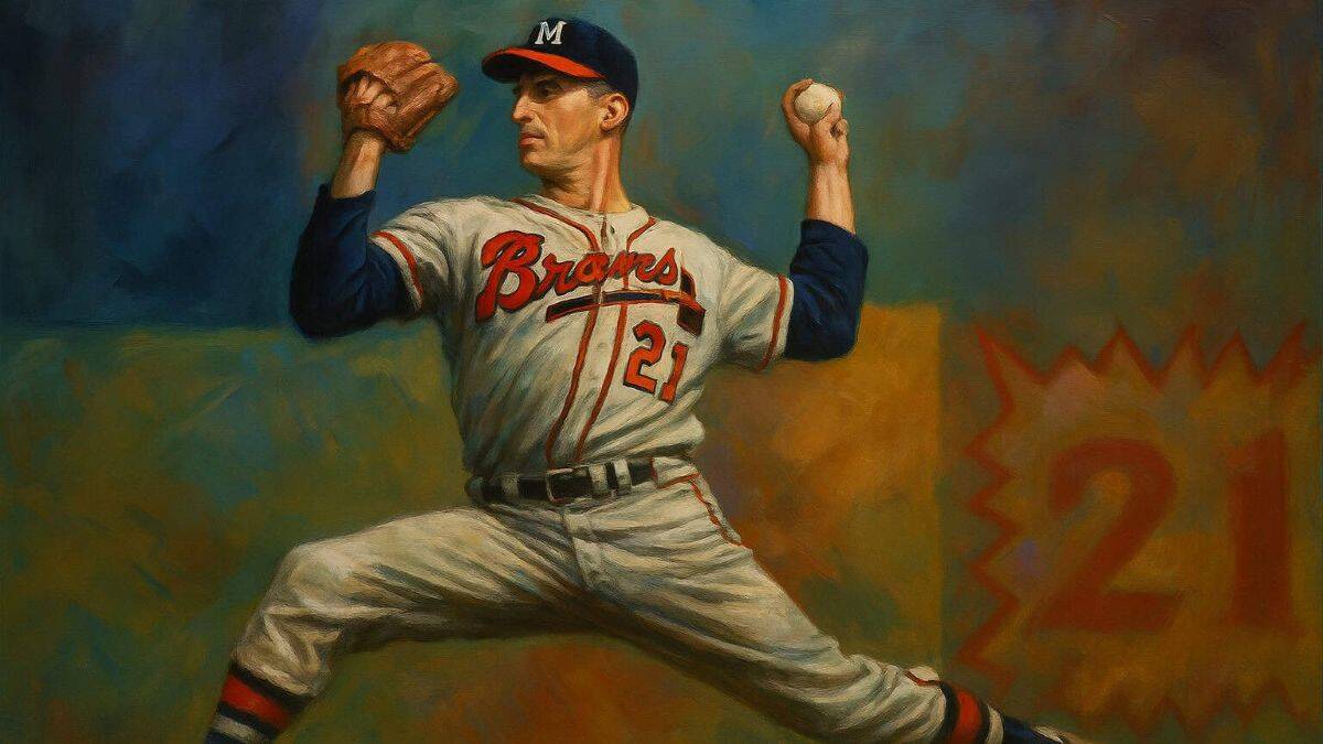 Meet the Pitchers Who Treated the All-Star Game Like a Personal Showcase 21 Warren Spahn Poster 1