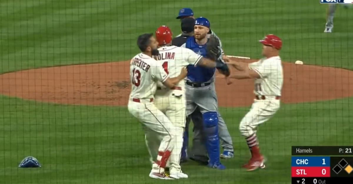 10 Rivalries That Burn Just as Hot as Red Sox vs. Yankees 3 Yadier Molina Goes After Cole Hamels