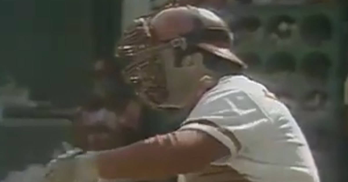 Johnny Bench Behind the Plate
